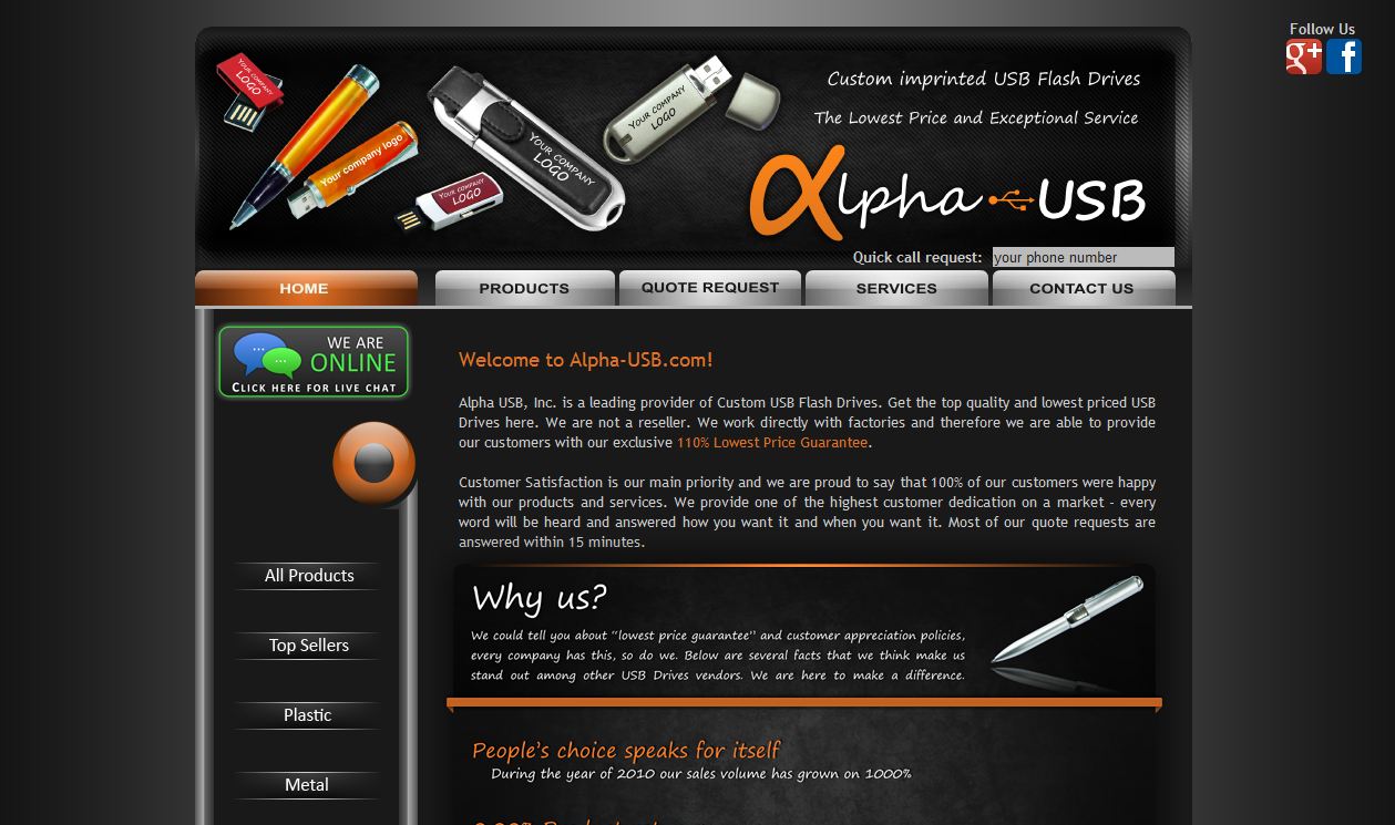 Alpha USB Inc