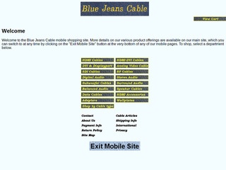 Blue Jeans Cabl