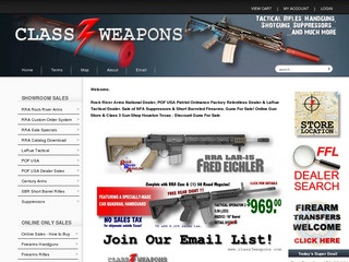 Class 3 Weapons