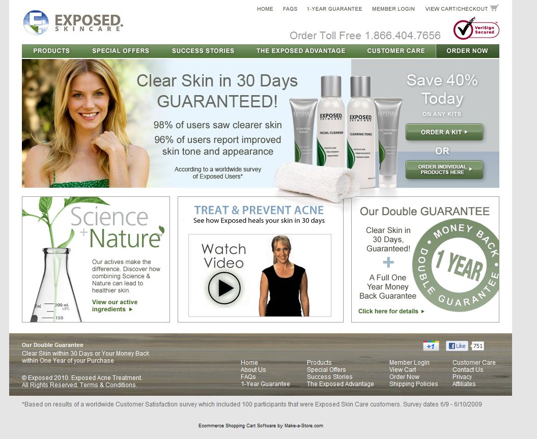 Exposed Skin Care Rated 4/5 stars by 519 Consumers exposedskincare