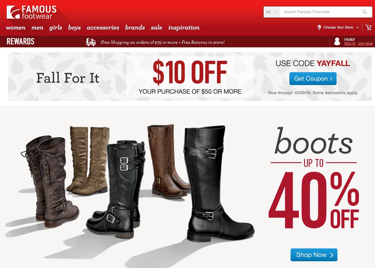 Famous Footwear