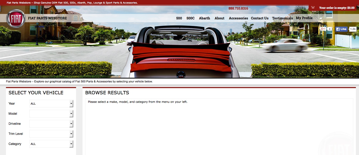 Fiat Parts Webs
