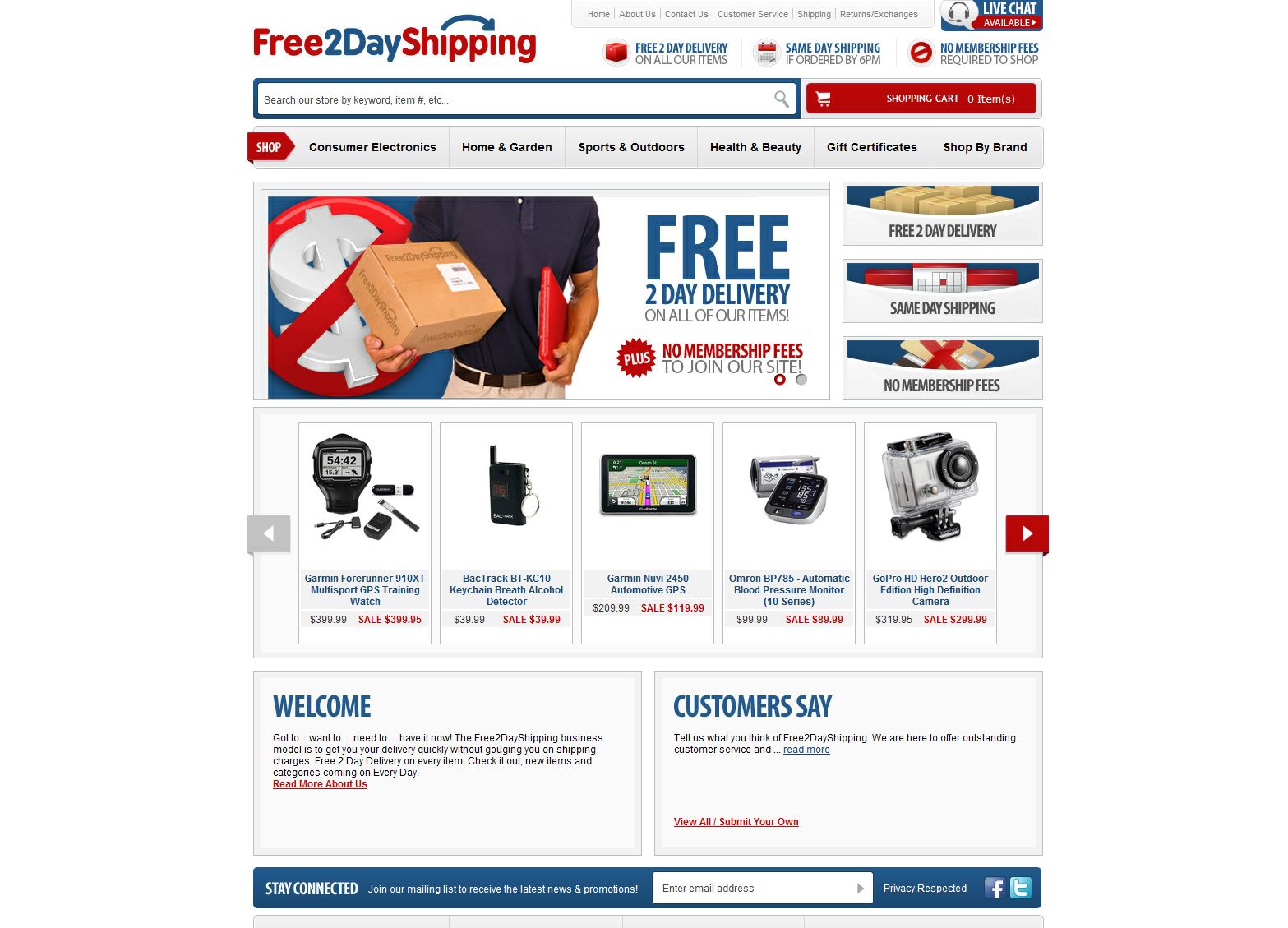 Free 2 Day Ship