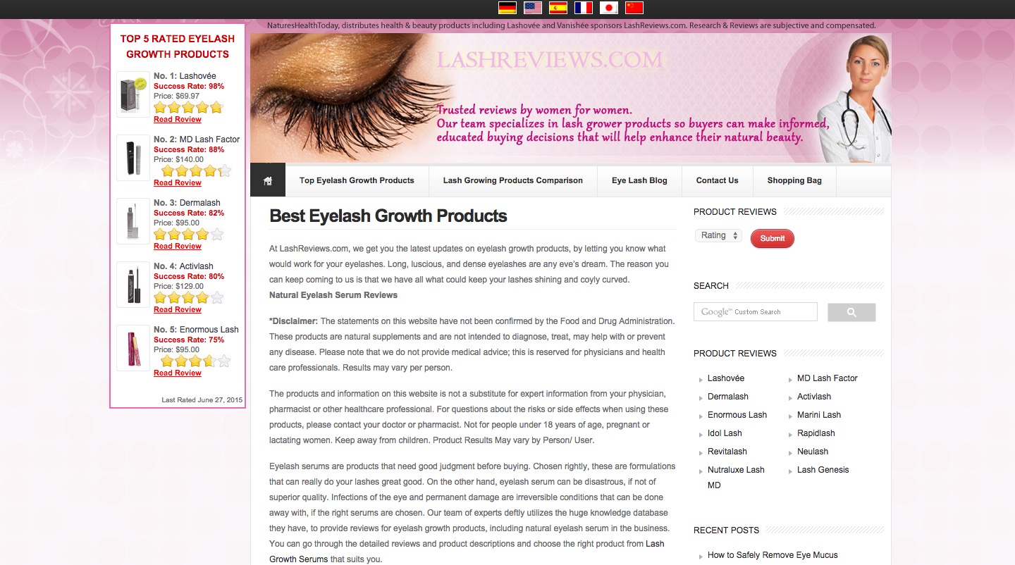 Lash Reviews