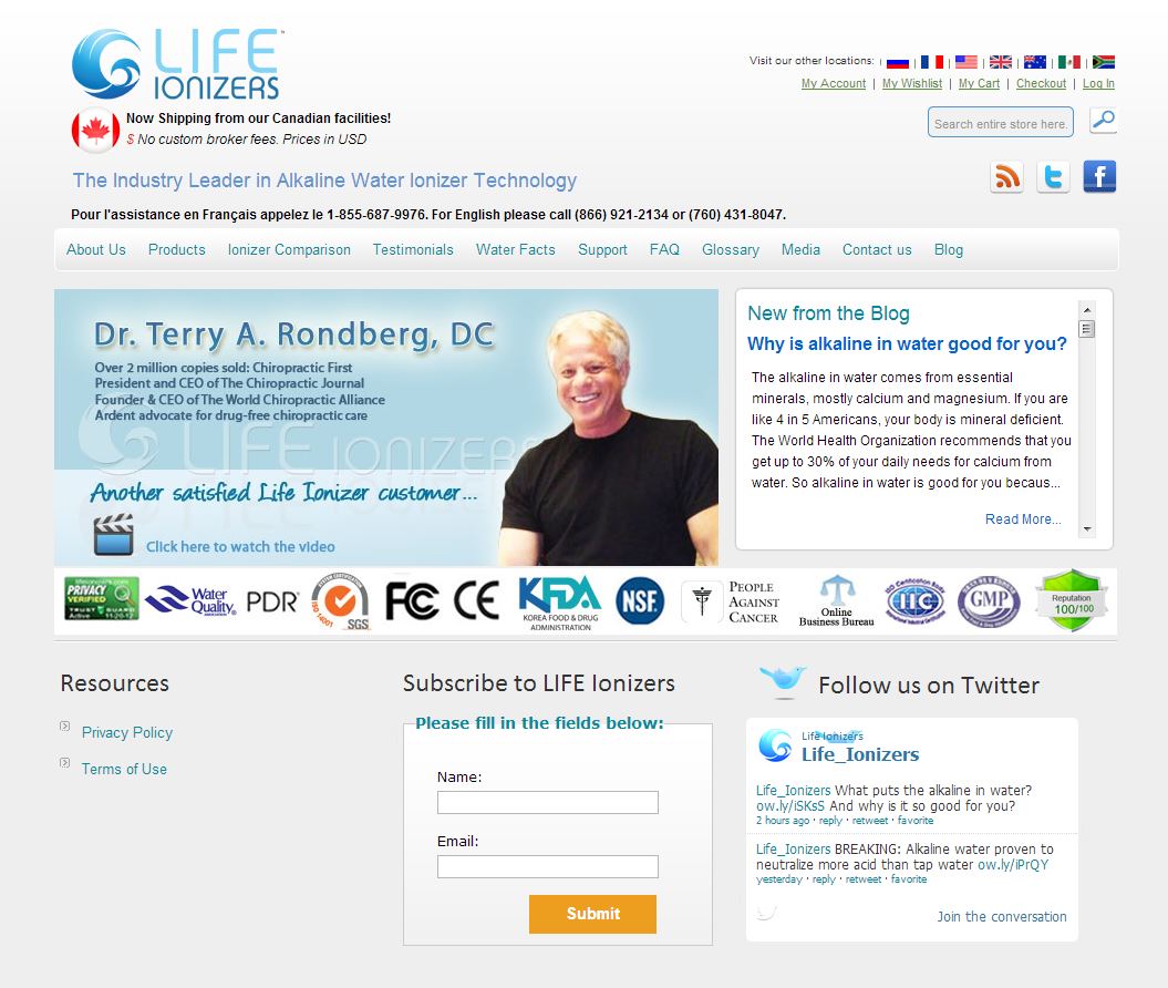 Lifeionizer.ca