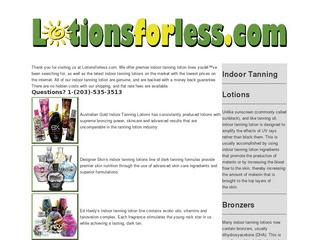 Lotions for Les
