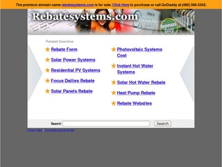 Rebate Systems