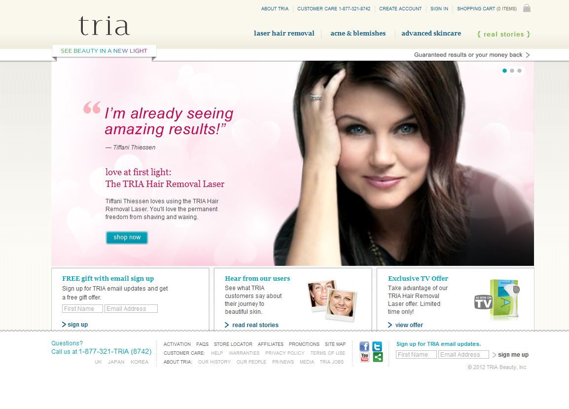 tria beauty laser hair removal system