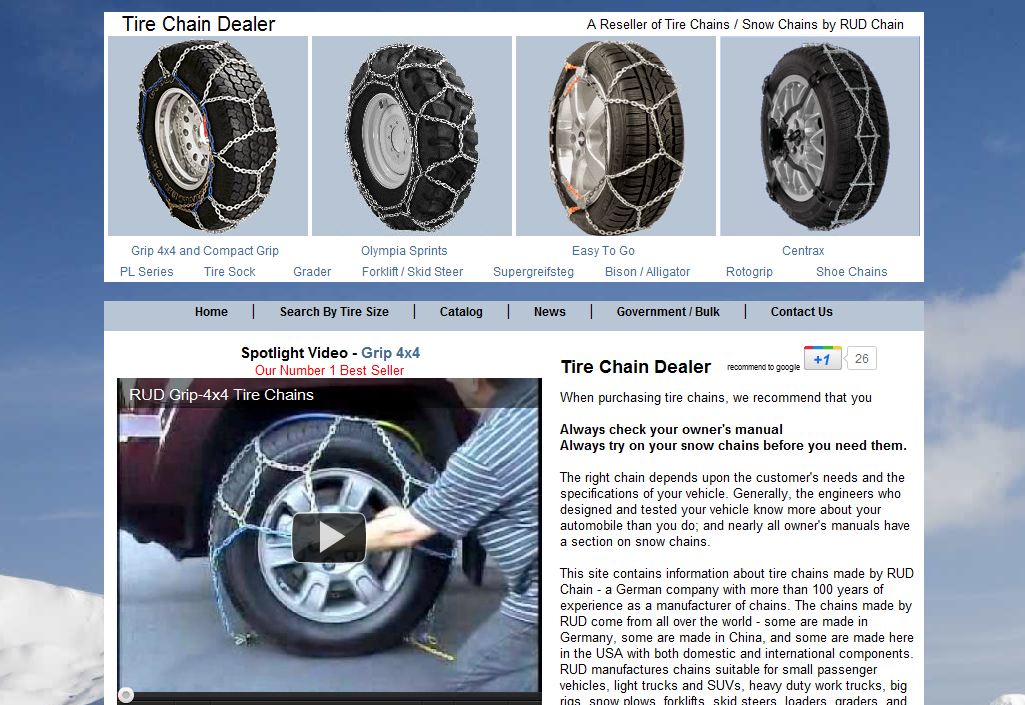 Tire Chain Deal