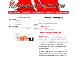 Toyotapartsales