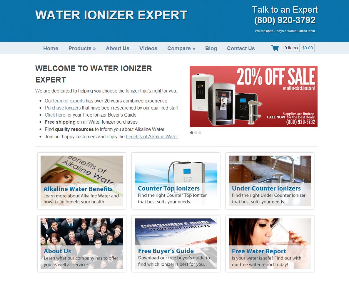 Water Ionizer E
