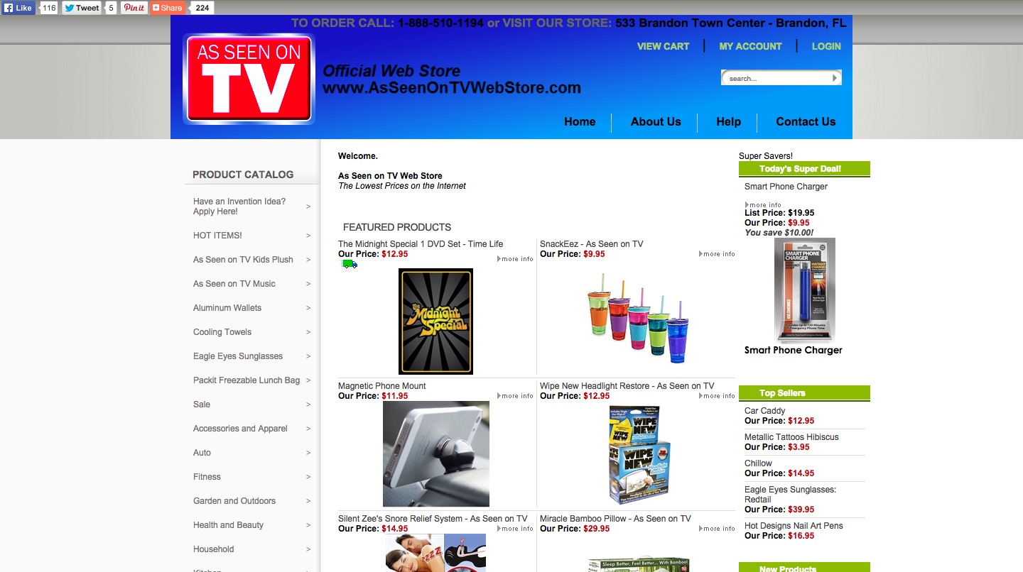 As Seen on TV Web Store Reviews, 17 Reviews of Asseenontvwebstore.com